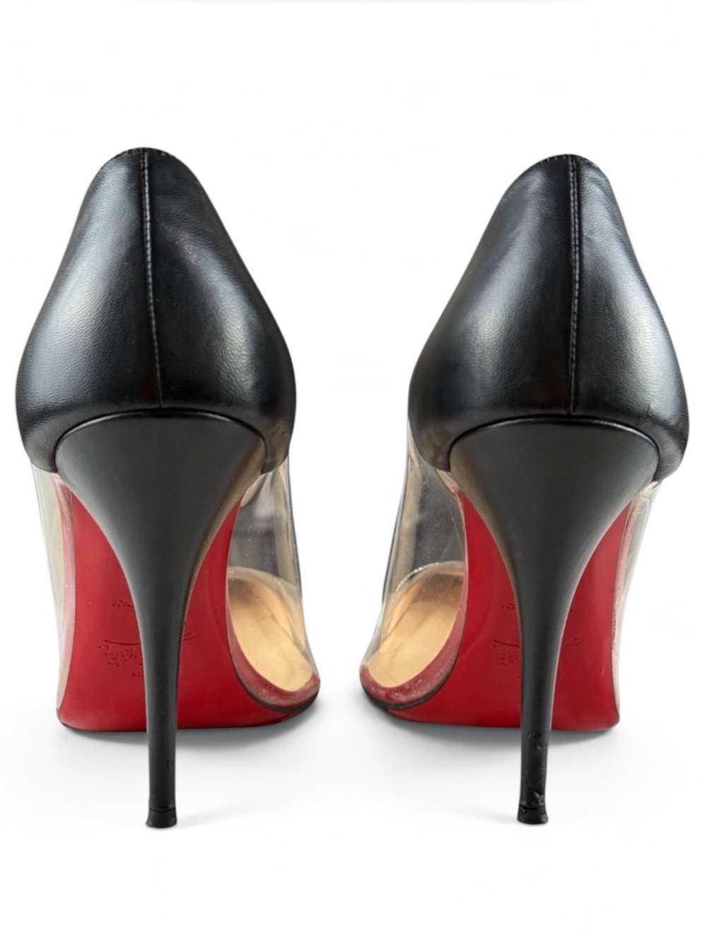 Christian Louboutin transparent PVC pointed-toe pumps - Picture 6 of 15